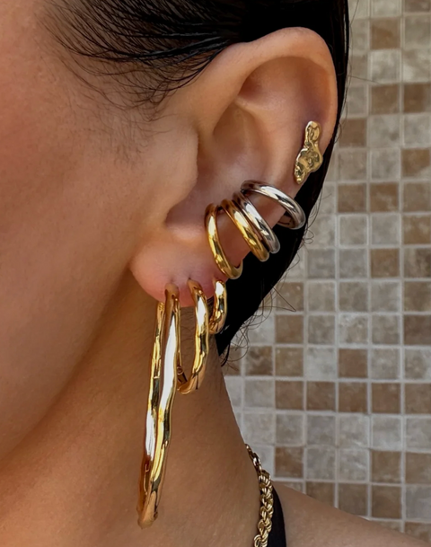 LUV AJ Two Tone Cala Ear Cuff