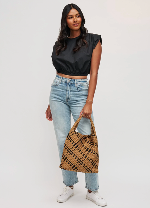 Sol and Selene Woven Neoprene Handbag - Celestial