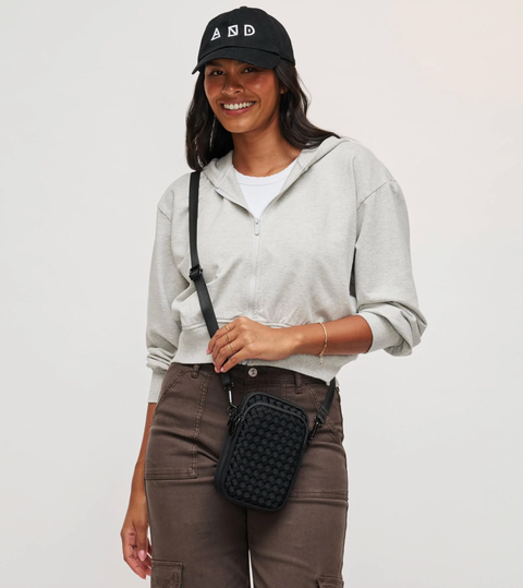 Sol and Selene Woven Neoprene Crossbody Bag - Divide and Conquer