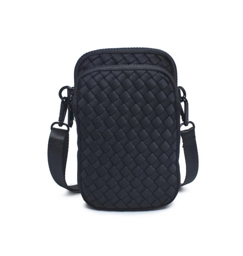 Sol and Selene Woven Neoprene Crossbody Bag - Divide and Conquer