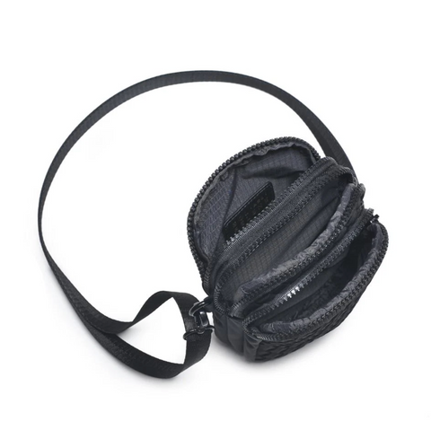 Sol and Selene Woven Neoprene Crossbody Bag - Divide and Conquer