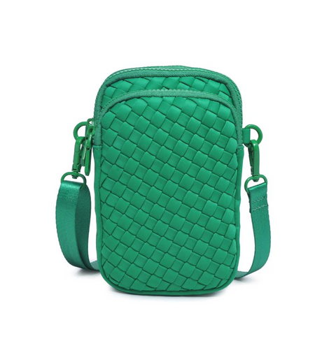 Sol and Selene Woven Neoprene Crossbody Bag - Divide and Conquer