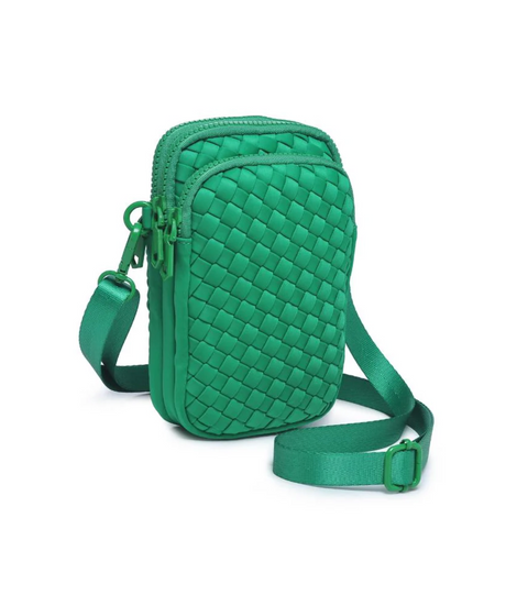 Sol and Selene Woven Neoprene Crossbody Bag - Divide and Conquer