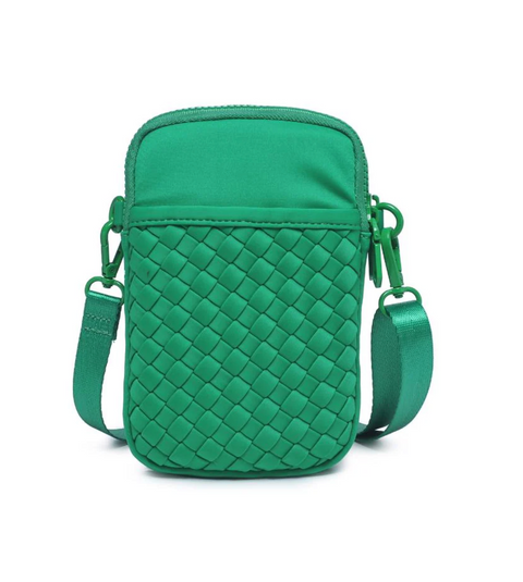 Sol and Selene Woven Neoprene Crossbody Bag - Divide and Conquer