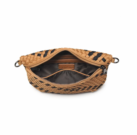 Sol and Selene Woven Neoprene Crossbody Bag - Ethereal