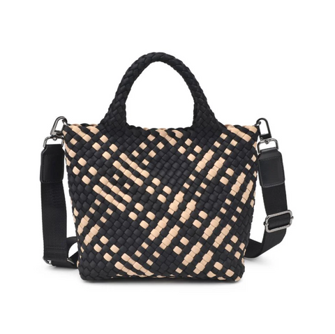 Sol and Selene Woven Neoprene Cross Body Bag - Skys The Limit Small