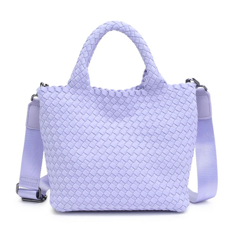 Sol and Selene Woven Neoprene Cross Body Bag - Skys The Limit Small