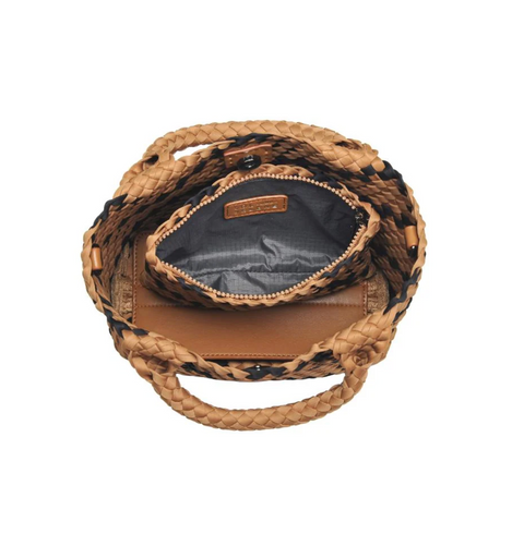 Sol and Selene Woven Neoprene Cross Body Bag - Skys The Limit Small