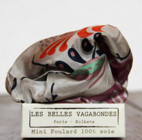 Les Belles Vagabondes Mini Marushka Square - Grey