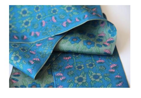 Les Belles Vagabondes Windsor Bandeau - Blue