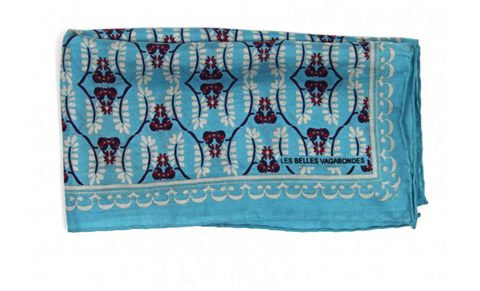 Les Belles Vagabondes Mini Albertine Square - Turquoise