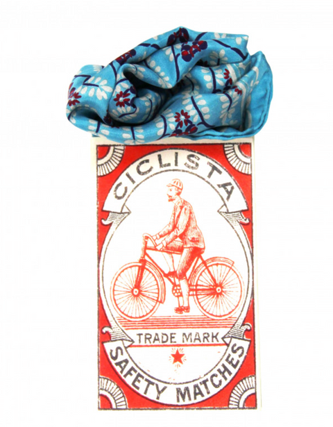 Les Belles Vagabondes Mini Albertine Square - Turquoise