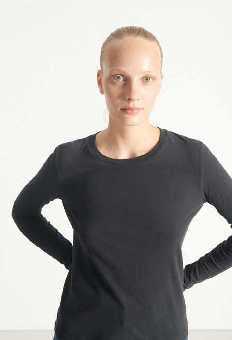 American Vintage Gami Long Sleeve T-Shirt - Black