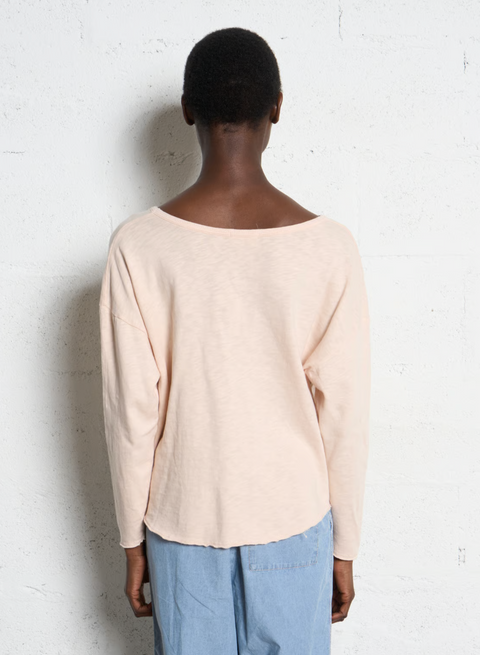 American Vintage Sonoma Long Sleeve T-Shirt - Vintage Biscuit