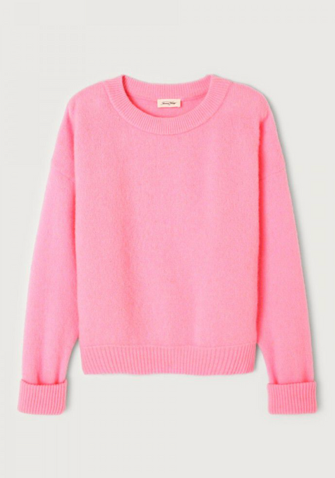 American Vintage Vitow Jumper - Pink Melange
