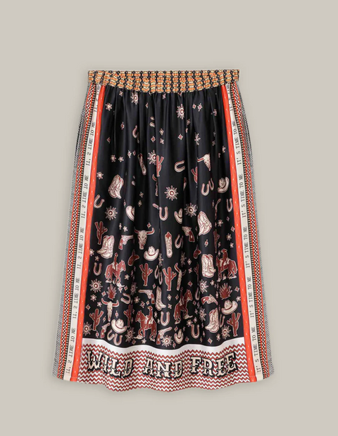 ME369 Vanessa Midi Skirt - Rodeo