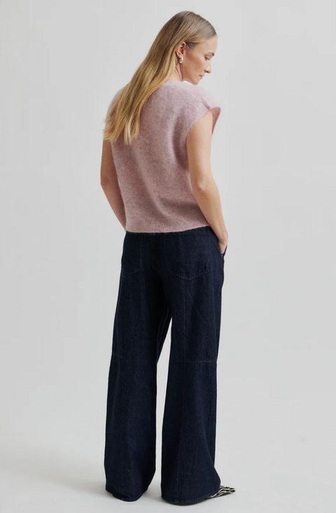 Second Female Camryn Knit Vest - Sepia Rose