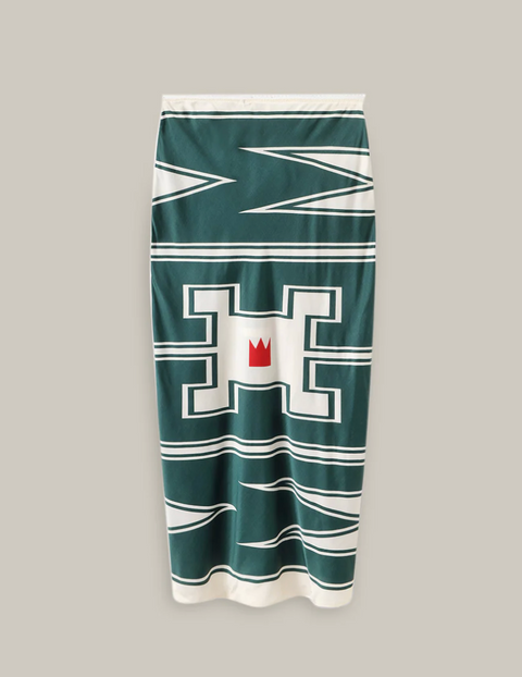 ME369 Blakely Slip Skirt - Sporty Jade