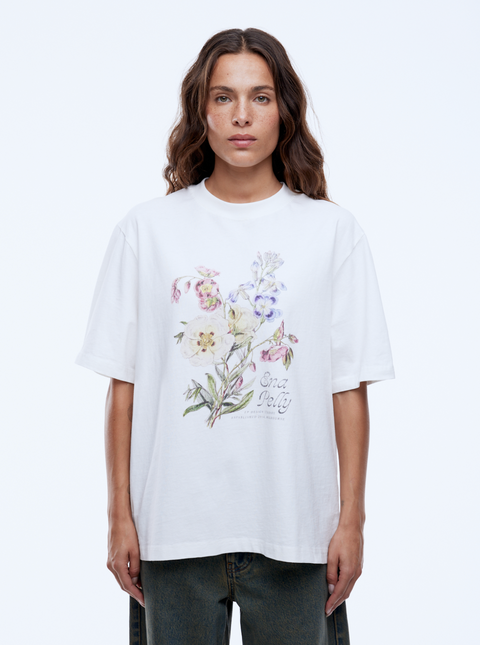 Ena Pelly Bouquet Tee - Vintage White