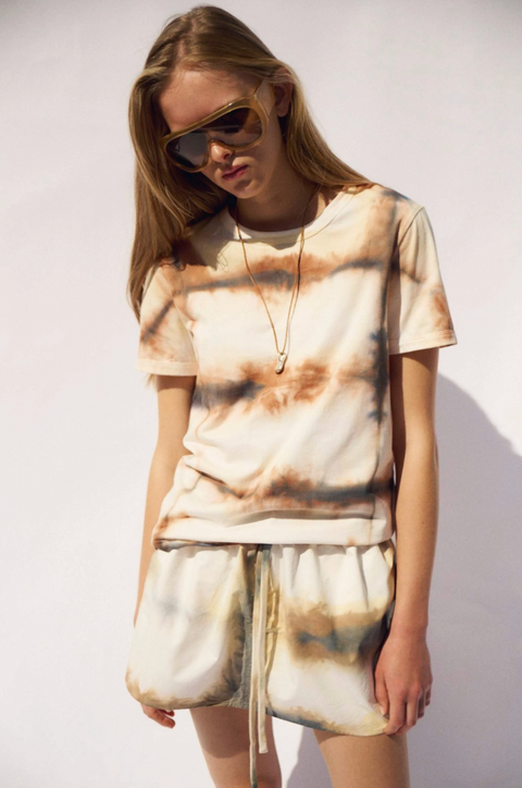 Luuda Cool T-Shirt - Amber Check