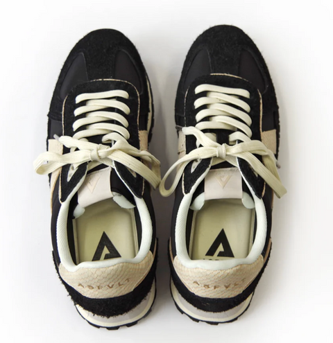 ASFVLT Gate Sneaker - Black/Gold