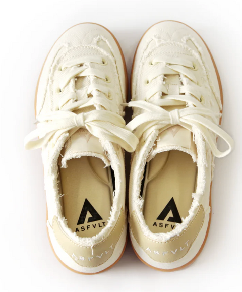 ASFVLT Swing Sneaker - Distressed Off White