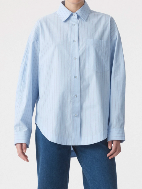 Nobody Denim Evangeline Shirt - Pinstripe