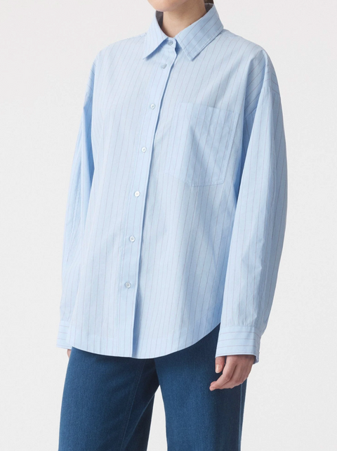 Nobody Denim Evangeline Shirt - Pinstripe