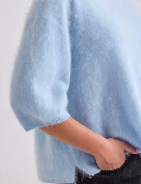 Mia Fratino Eliza Tee - Mid Blue