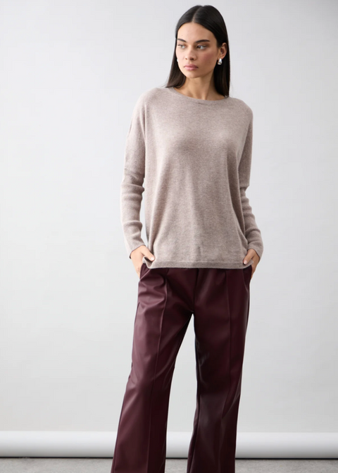 Mia Fratino Boyfriend Crew - Toast