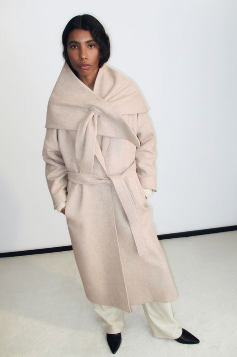 The New Society Kristine Scarf - Beige