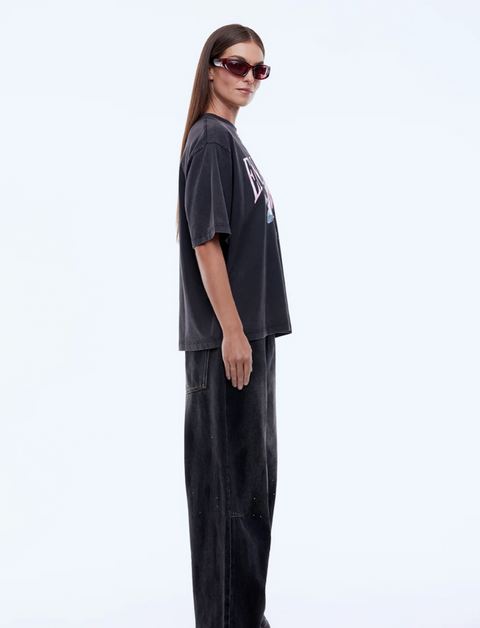 Ena Pelly Rose Tee - Vintage Black