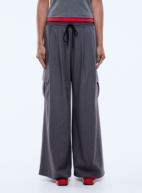 Ena Pelly Maya Utility Pant - Charcoal