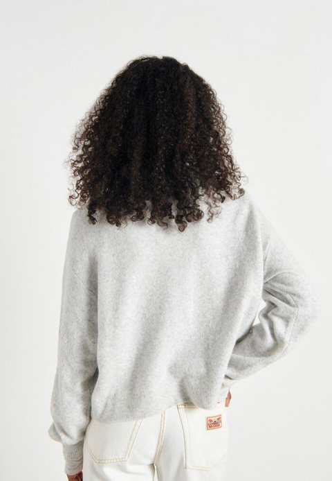 American Vintage Damsville Cardigan - Heather Grey