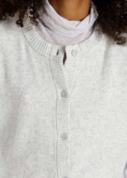 American Vintage Damsville Cardigan - Heather Grey