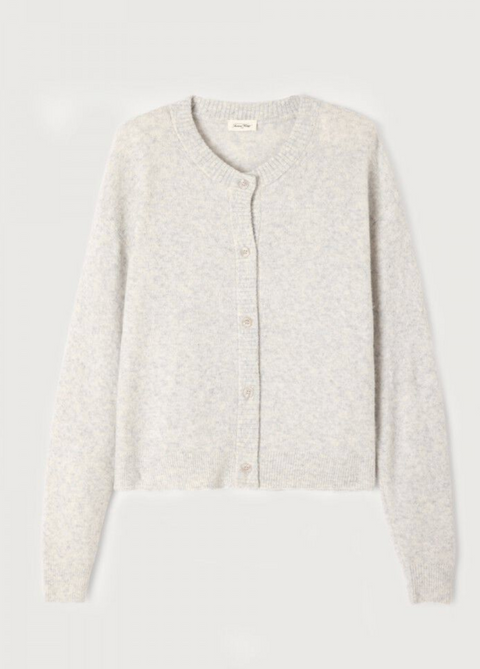 American Vintage Damsville Cardigan - Heather Grey