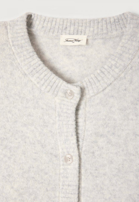 American Vintage Damsville Cardigan - Heather Grey