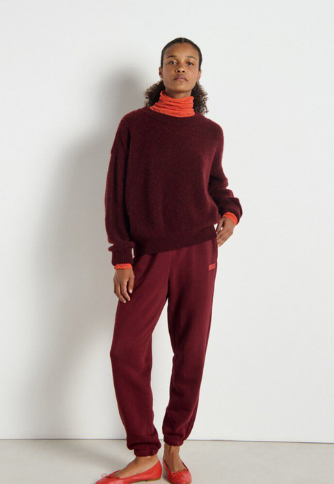 American Vintage Vitow Jumper - Grenat Melange