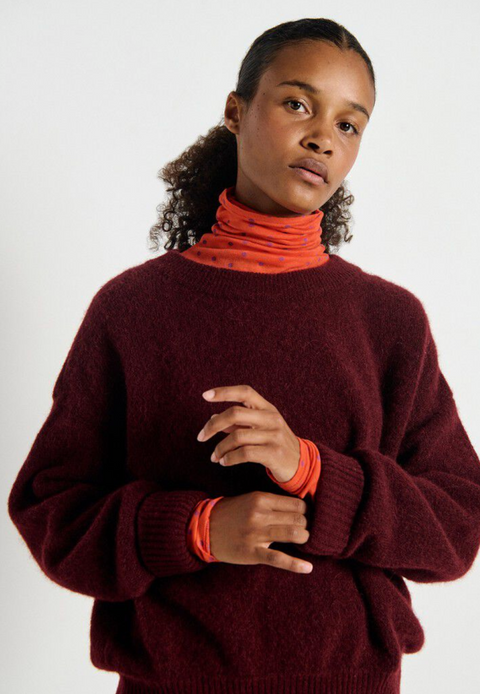 American Vintage Vitow Jumper - Grenat Melange
