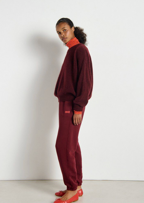 American Vintage Vitow Jumper - Grenat Melange