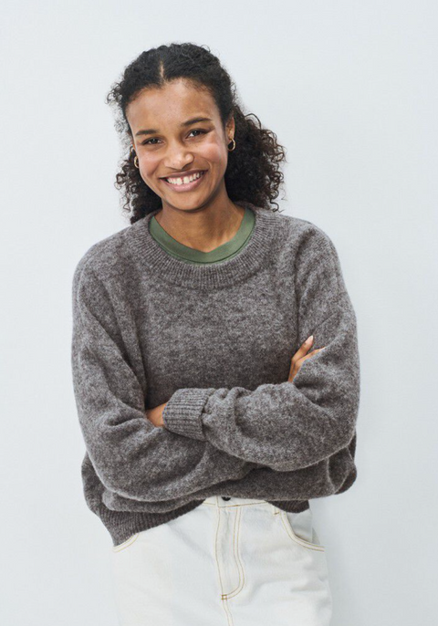 American Vintage Vitow Jumper - Steel Melange