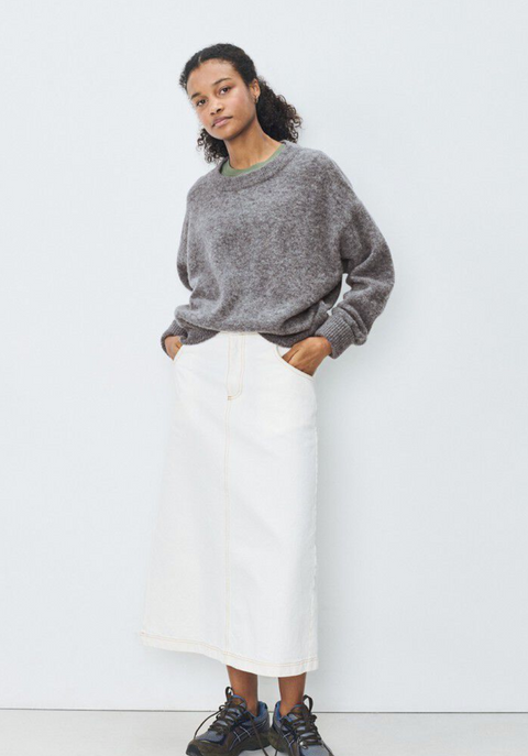 American Vintage Vitow Jumper - Steel Melange