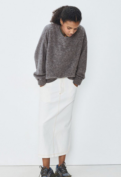 American Vintage Vitow Jumper - Steel Melange