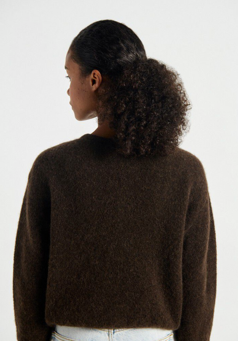 American Vintage Vitow Cardigan - Coffee Melange