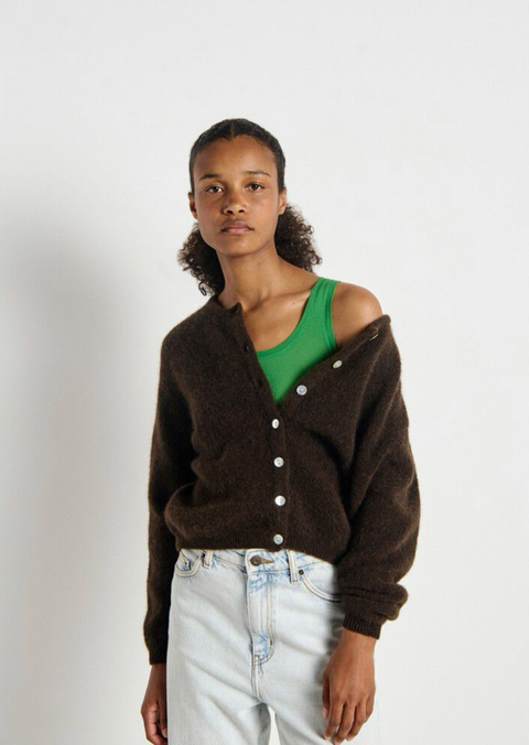 American Vintage Vitow Cardigan - Coffee Melange
