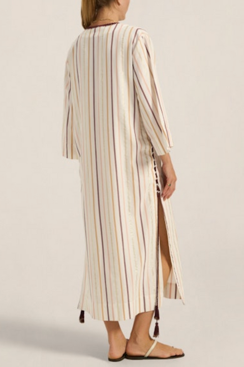 Ilio Nema Sunion Caftan - Casablanca Stripe