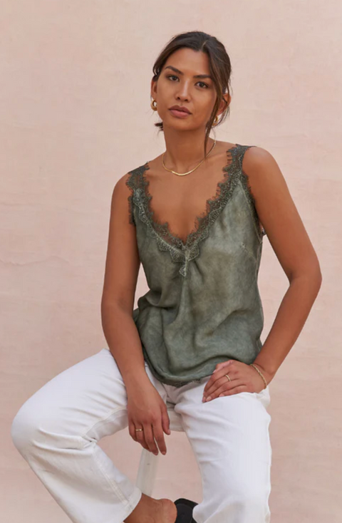 Charli London Solange Camisole - Khaki