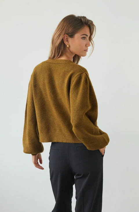 Charli London Hollie Cardigan - Khaki