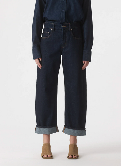 Nobody Denim Nadia Cuffed Jean - Pure Blue