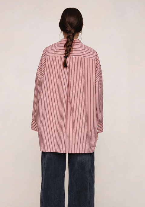 Marle Edie Shirt - Rosewood Stripe